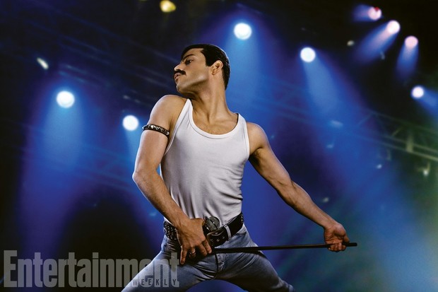 Rami Malek como Freddie Mercury no filme Bohemian Rhapsody (Foto: reprodução/Entertainment weekly)