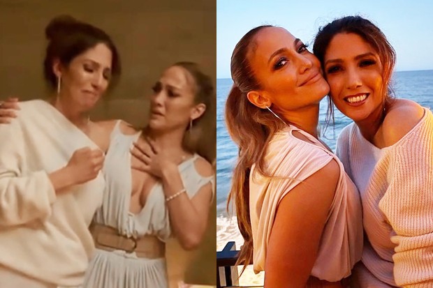 Jennifer Lopez e Lynda Lopez se emocionam na festa de Lynda (Foto: Reprodução/Instagram)