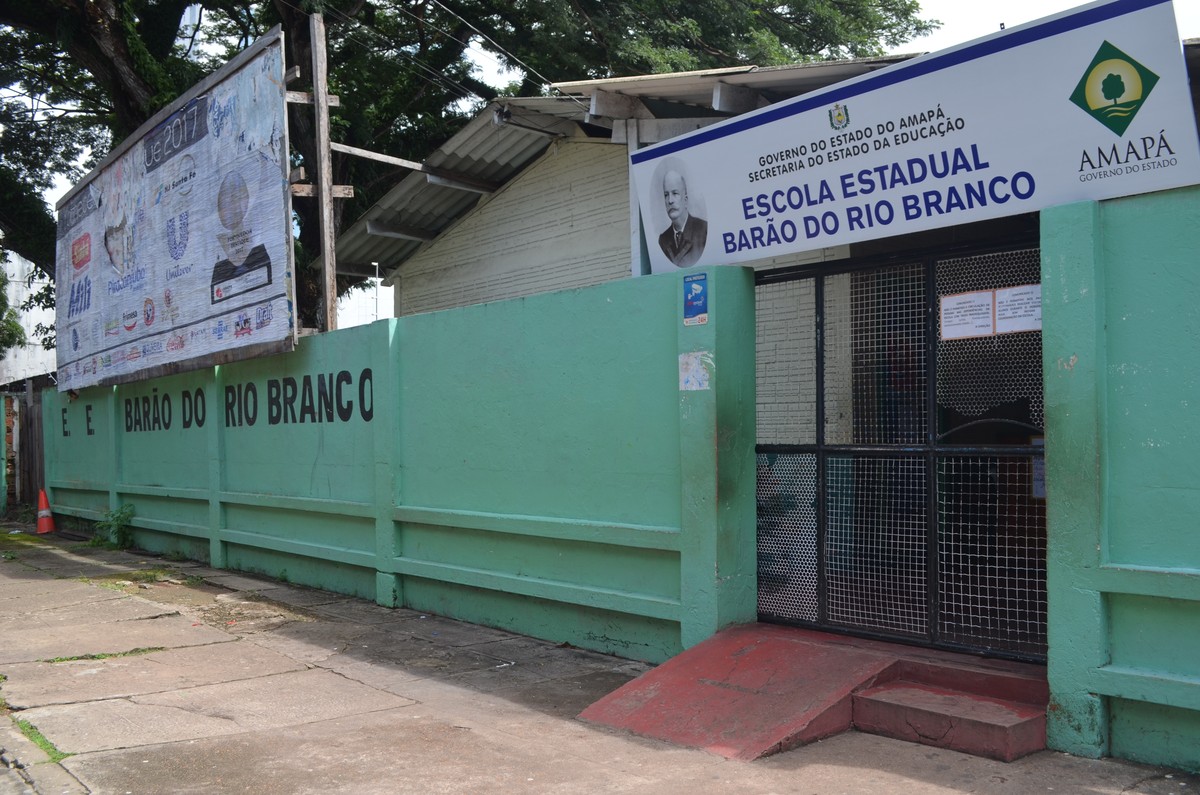 Escola Barão do Rio Branco tem fiação elétrica furtada e aulas são suspensas, no AP Amapá G1
