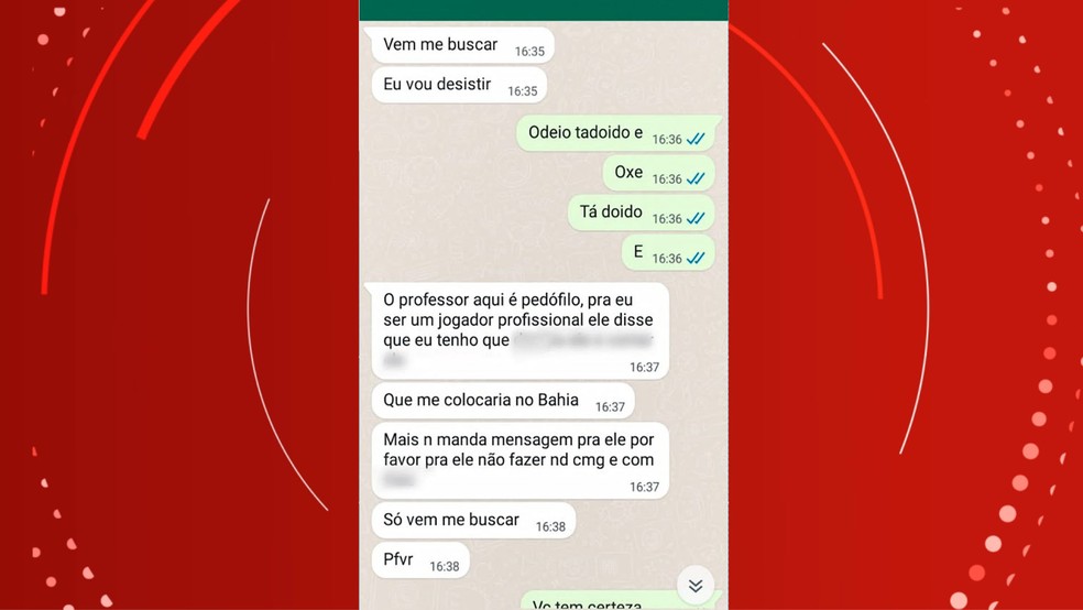 Professor de futebol é denunciado por estupro de adolescente durante campeonato na Bahia; vítima pediu ajuda ao pai