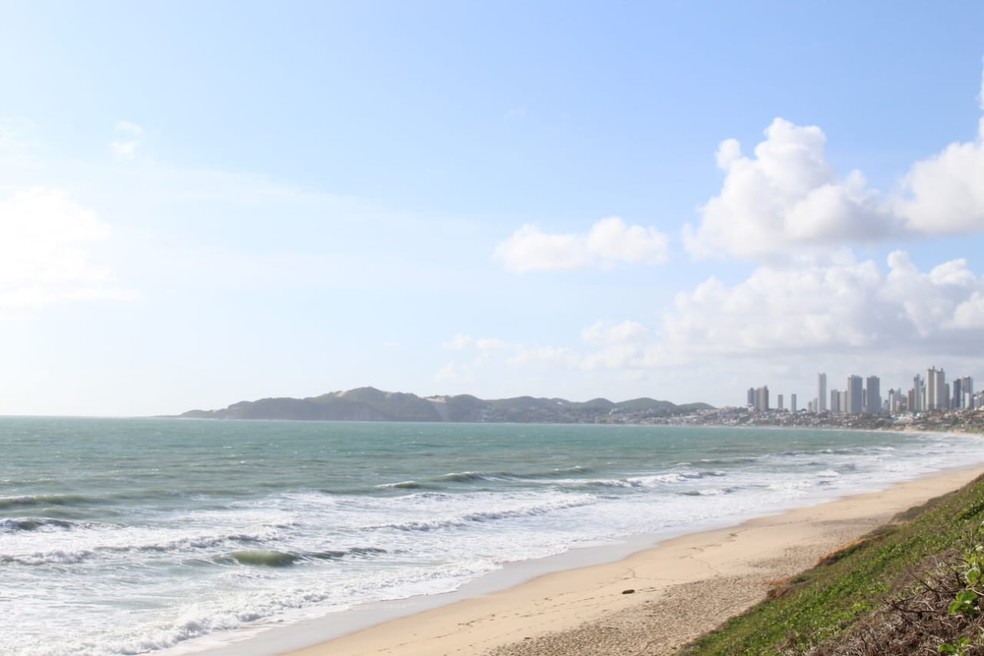 Praia em Natal, capital do Rio Grande do Norte — Foto: Anadelly Fernandes