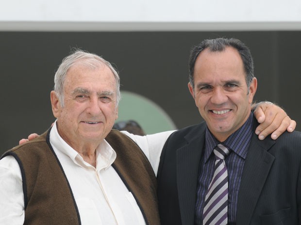 Elias Gleizer e o parceiro Humerto Martins (Foto: TV Globo)
