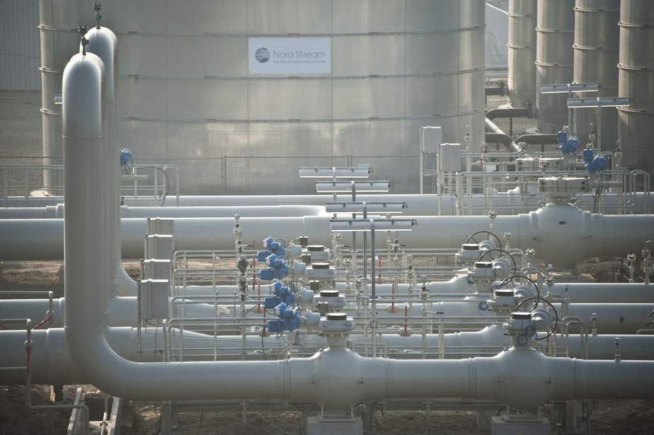 Terminal do gasoduto Nord Stream 1 em Lumin, na Alemanha