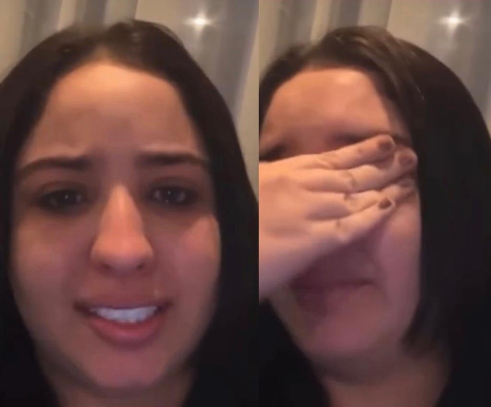Mari Fernandez chora ao pedir desculpas — Foto: Reprodução/Instagram