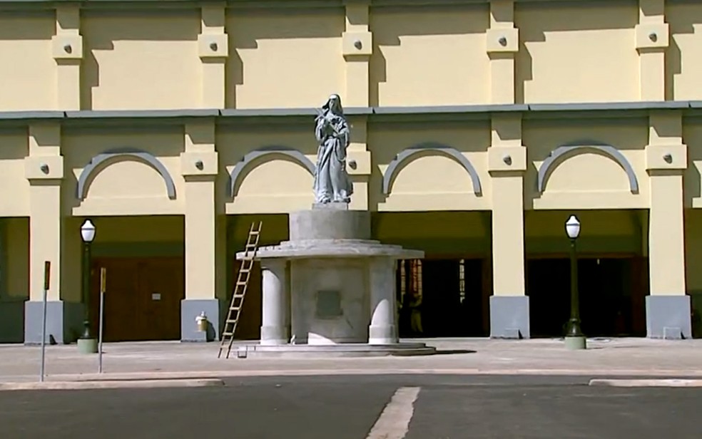 Entenda como Cássia está se preparando para a inauguração do Novo Santuário de Santa Rita — Foto: Reprodução/EPTV