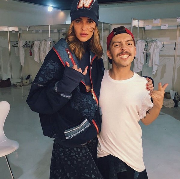 Ana Beatriz Barros e o estilista Roberto Mendes (Foto: Reprodução / Instagram)
