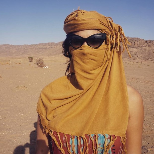 Giulia Costa no Deserto do Saara (Foto: Reprodução/Instagram)