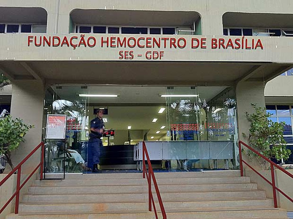 Fachada do Hemocentro de Brasília — Foto: Ascom/Divulgação
