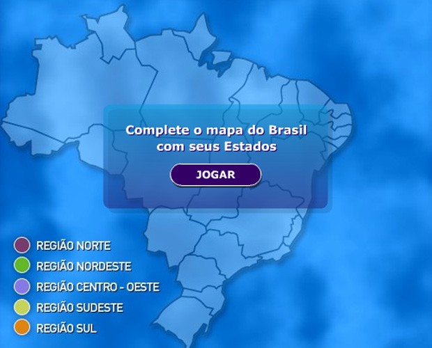 Joguinho do Mapa do Brasil (Foto: TV Xuxa / TV Globo)