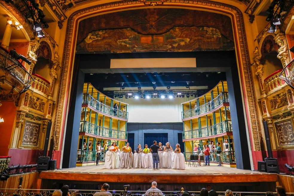 Festival Amazonas  de Ópera no Teatro Amazonas — Foto: Marcio James/SEC-AM