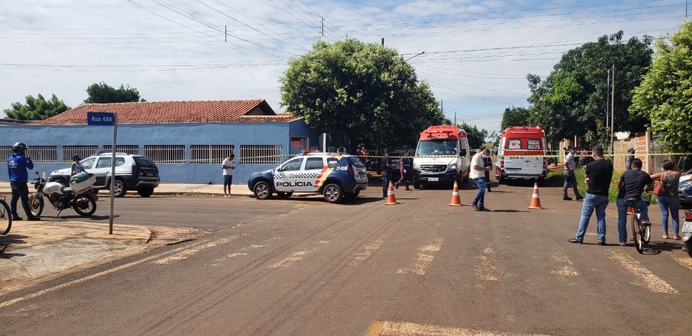 Crime foi cometido na casa do ex-marido de Niely — Foto: PM-MT