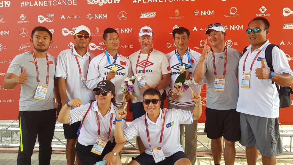 Equipe da China no Mundial de canoagem &acirc;?? Foto: Helena Rebello