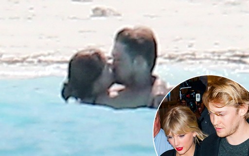 Taylor Swift troca beijos com o namorado nas Bahamas em viagem romântica