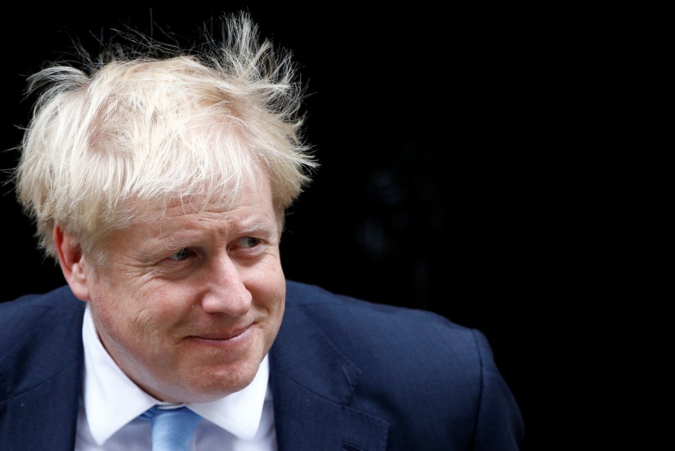 Boris Johnson, primeiro-ministro do Reino Unido,  — Foto: Henry Nicholls/Reuters