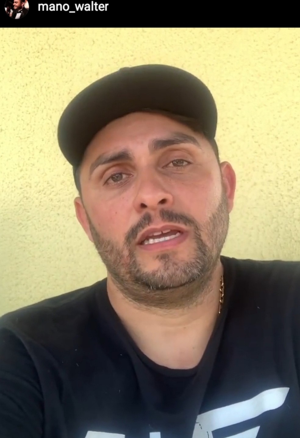 Cantor Mano Walter fez alerta sobre tentativa de golpe utilizando o nome dele — Foto: Reprodução/Instagram