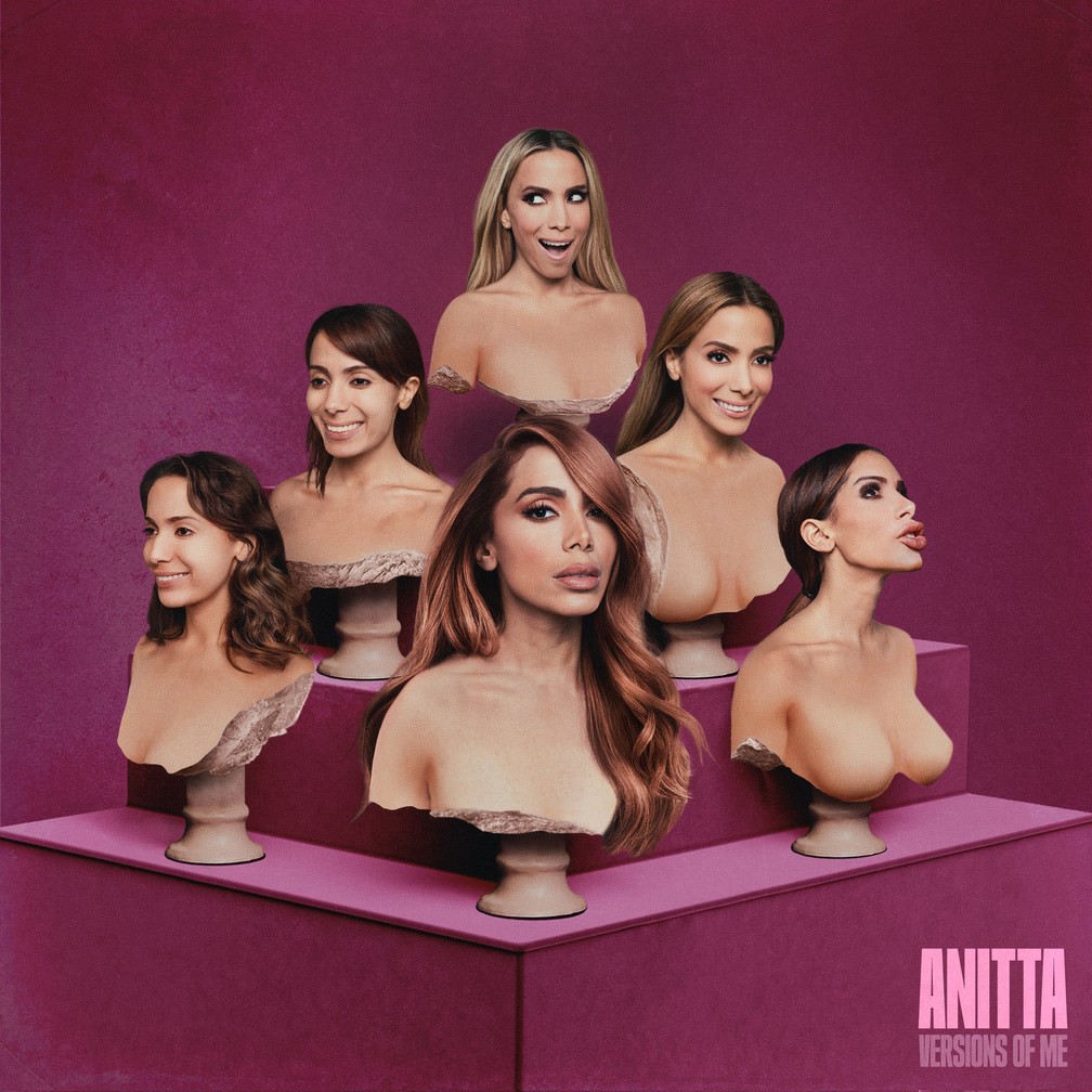 Capa do lbum 'Versions of me', de Anitta  Foto: Divulgao