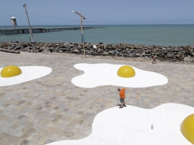Virada Sustentável tem início em SP com instalação de artista holandês no  Largo da Batata  (Foto: Reprodução / Instagram )