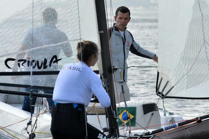 Torben Grael vela (Foto: André Durão) Torben Grael vela (Foto: André Durão)