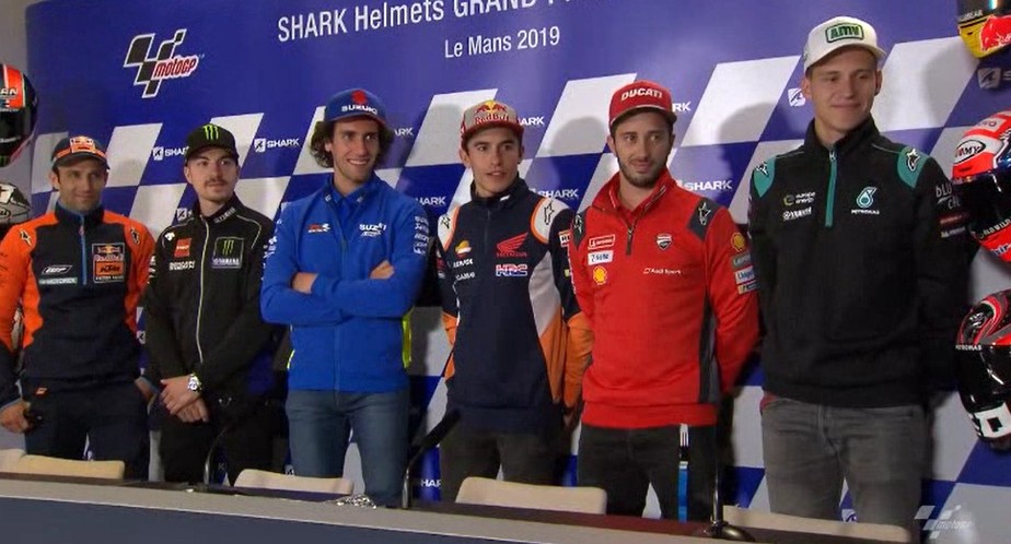 GP da FranÃ§a de Motovelocidade: Coletiva de Imprensa abre as atividades em Le Mans.
