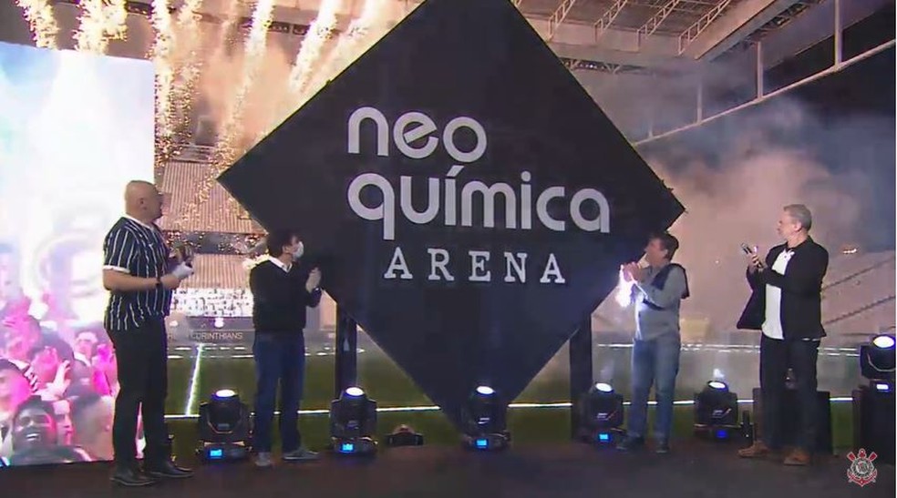 Corinthians anuncia novo nome de sua Arena — Foto: Reprodução
