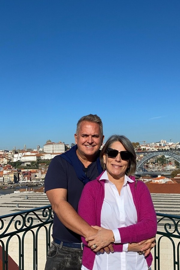 Gloria Pires e Orlando Morais estão no Porto, em Portugal (Foto: Instagram/Reprodução)