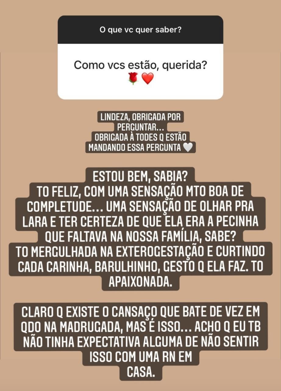 Mônica Benini responde fãs (Foto: Reprodução/Instagram)