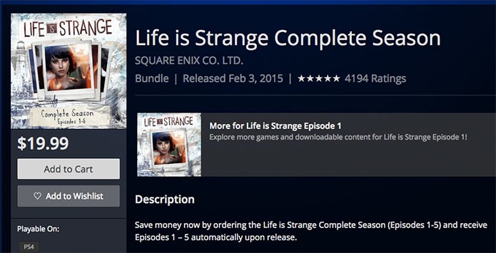 Saiba como fazer o download de Life is Strange (Foto: Reprodução/Felipe Vinha)