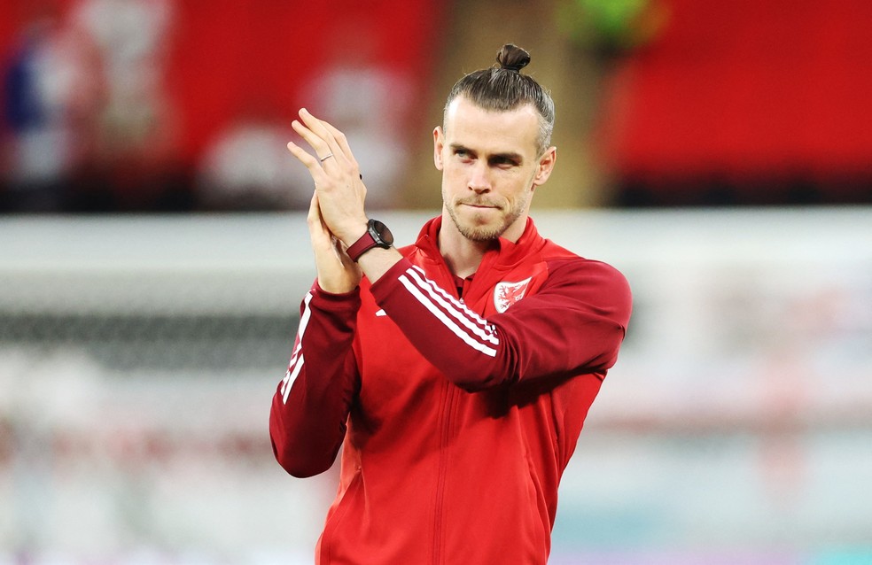 Bale, na Copa do Mundo: aos 33 anos, atacante anuncia aposentadoria — Foto:  REUTERS/Carl Recine