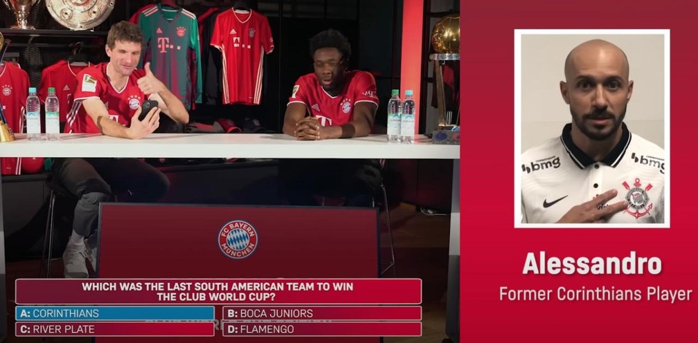 Pelas redes sociais, Corinthians e Bayern de Munique trocam gentilezas: 