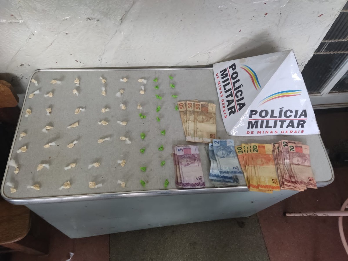 Dois jovens são presos com crack e cocaína em Montes Claros; um deles tinha sete passagens pela polícia