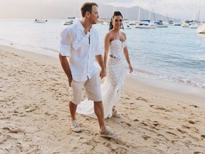 Ex-BBB Rogério Padovan e Priscila Ferrari em Ilhabela, Litoral Norte de São Paulo (Foto: Studio Cappa/ Divulgação)