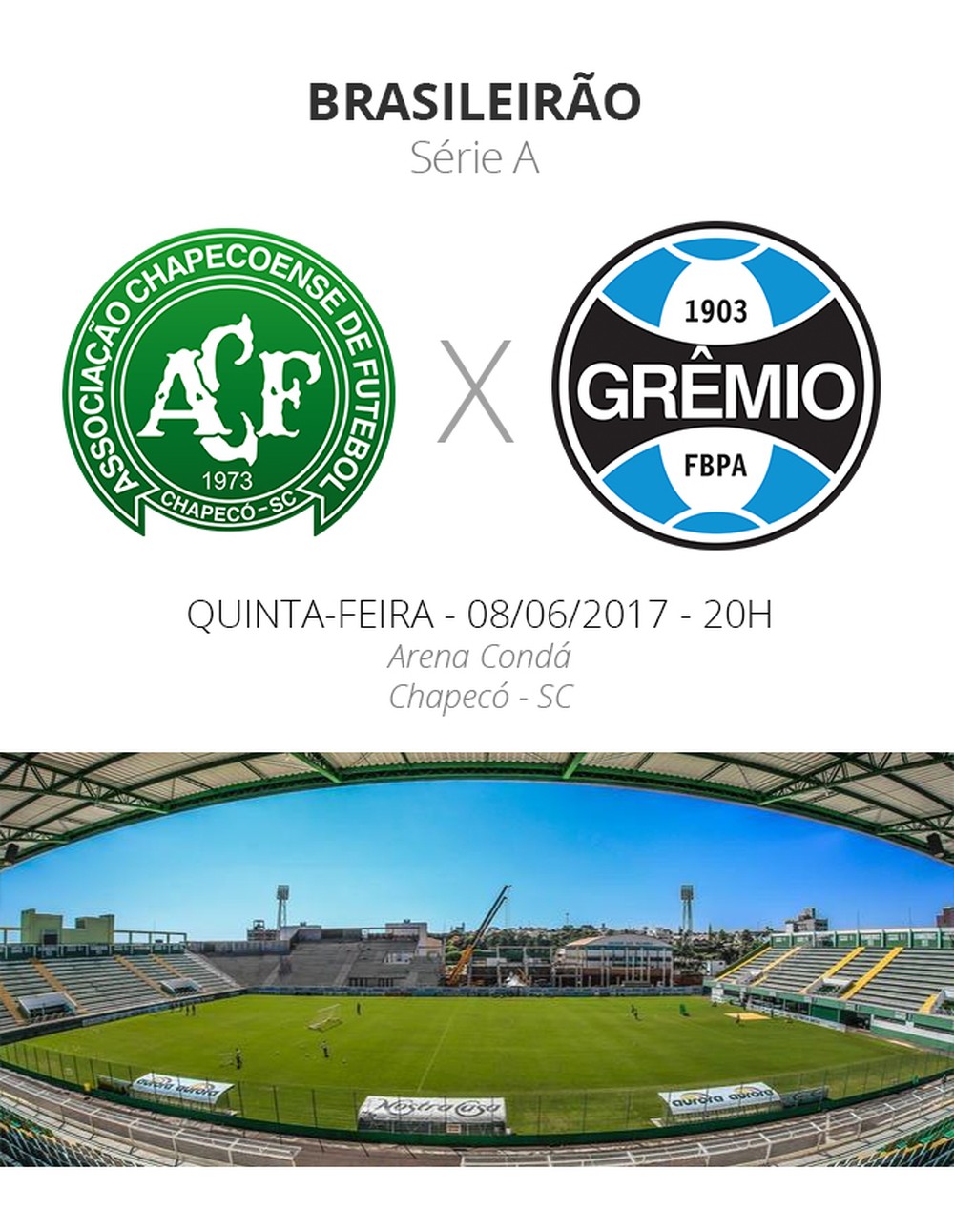 Tudo o que você precisa saber sobre Chapecoense x Grêmio