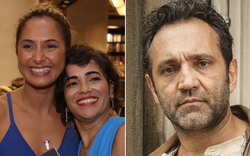 Camila Pitanga e viúva de Domingos Montagner se reúnem em lançamento de biografia