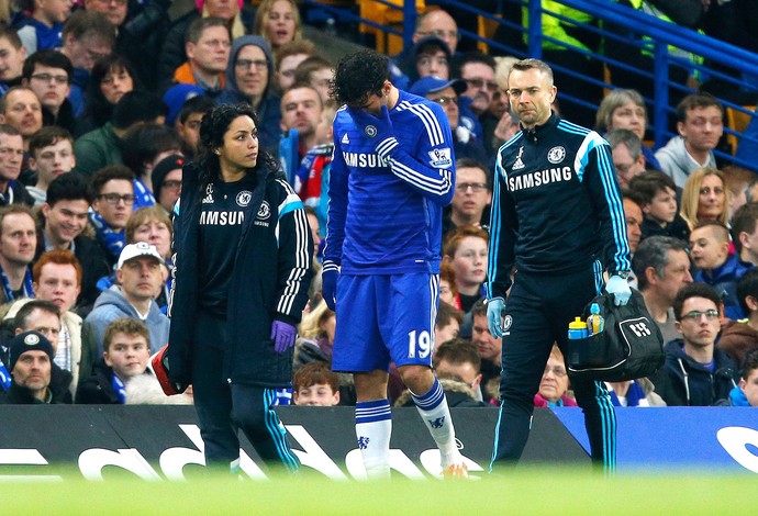 Diego Costa Machucado, Chelsea x Stoke City (Foto: Reuters)