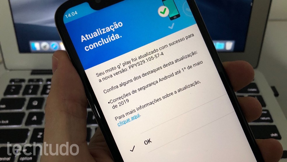 Aprenda a atualizar o Android em celulares da linha Moto G7 — Foto: Reprodução/Helito Beggiora