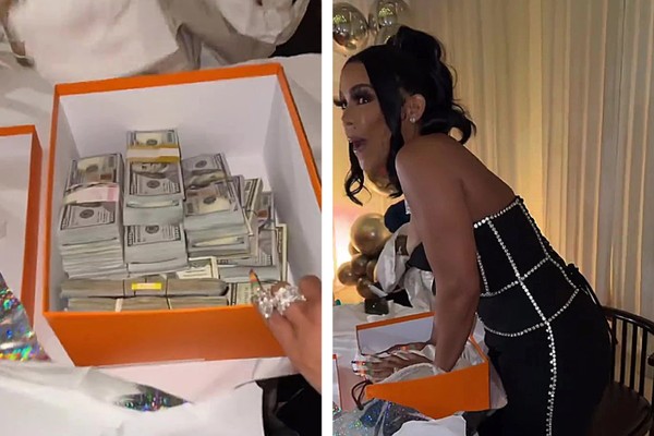 Gucci Mane dá 1 milhão de dólares em dinheiro de presente para a esposa (Foto: Reprodução/Instagram)