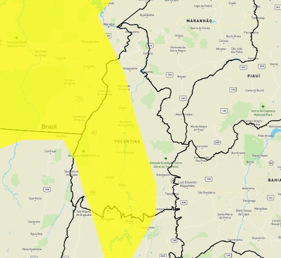Meteorologia Emite Alerta De Chuvas Intensas E De Tempestade Para O Tocantins Tocantins G1