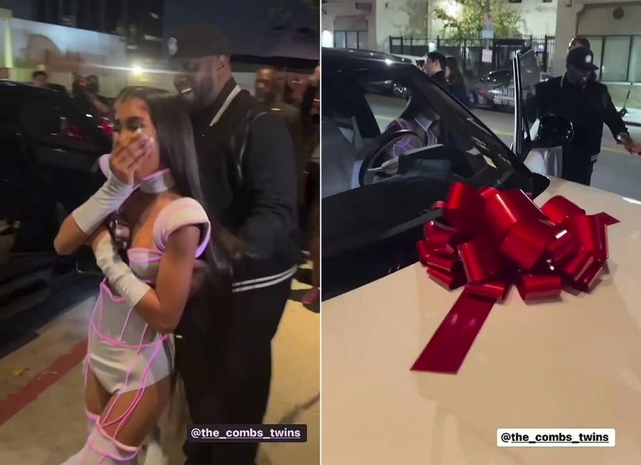 Jessie e D'Lila Combs, filhas do rapper Diddy, ganharam carrão de luxo no aniversário de 16 anos