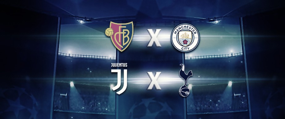 Basel x City e Juventus x Tottenham: começam as oitavas de final da Champions