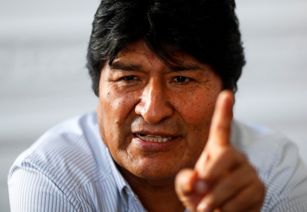 Ex-presidente da Bolívia Evo Morales concedeu entrevista à agência Reuters nesta terça-feira (24) — Foto: Agustin Marcarian/Reuters