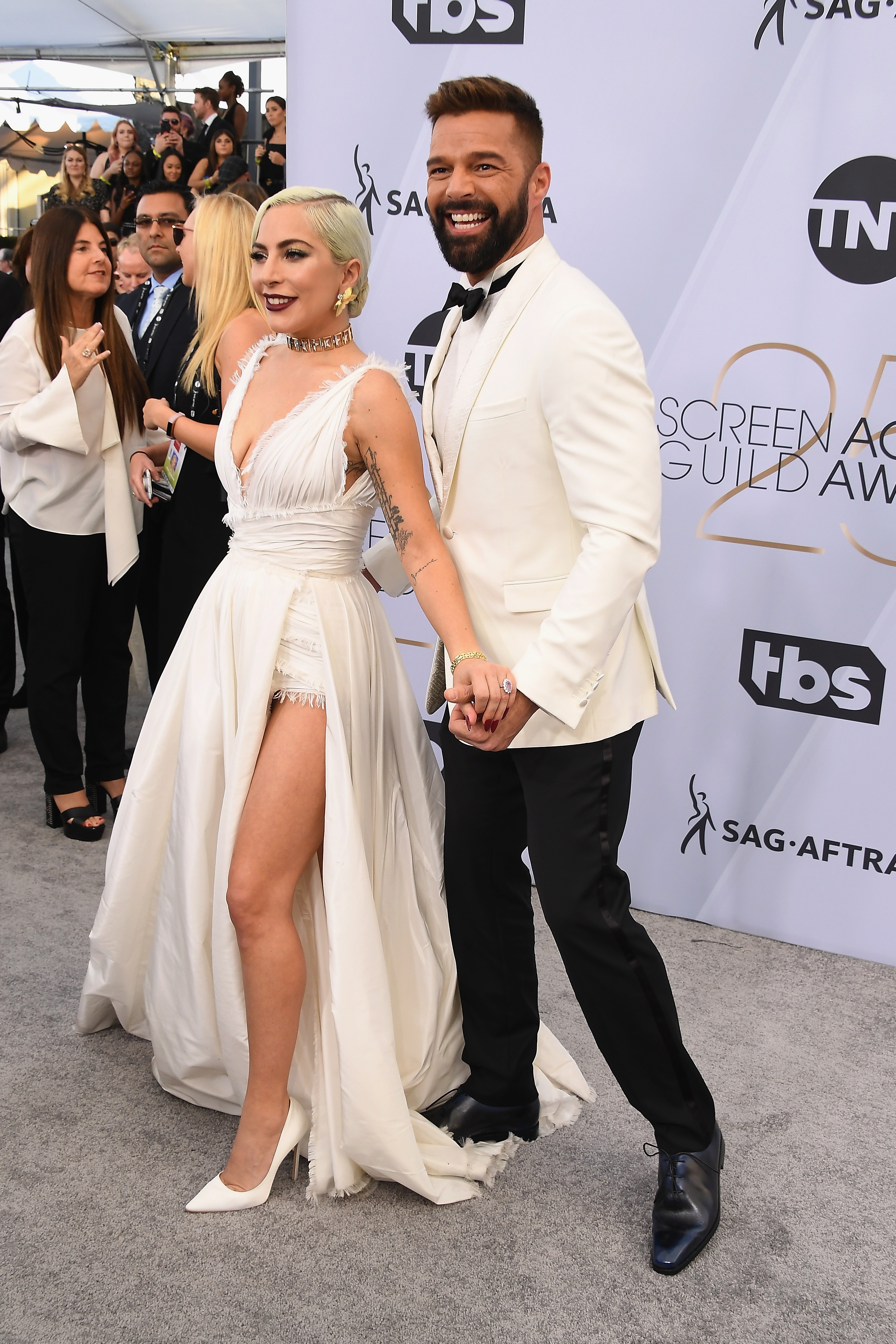 Lady Gaga e Ricky Martin (Foto: Getty Images)