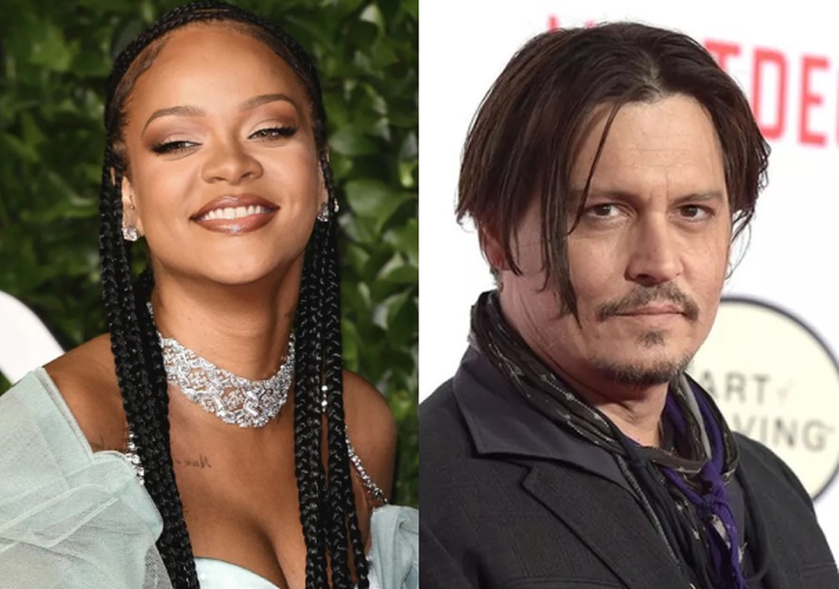 Rihanna convida Johnny Depp para desfile
