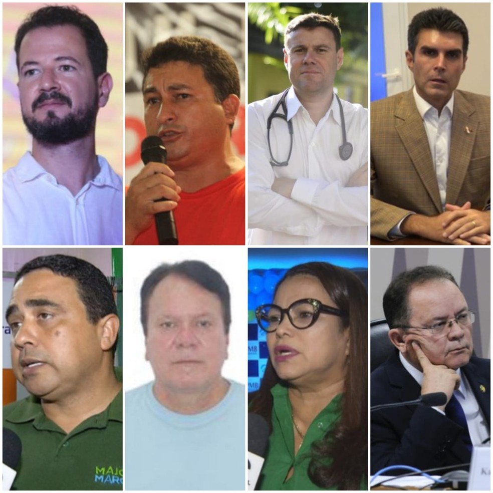 Candidatos ao Governo do Pará nas Eleições 2022 — Foto: Reprodução