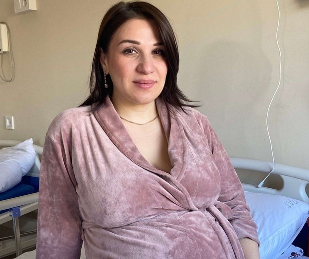 Olga está grávida de seis meses (Foto: Reprodução BBC)