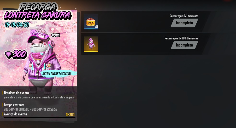 Free Fire Novos Eventos Trazem Novo Pet Lontreta Com Skin