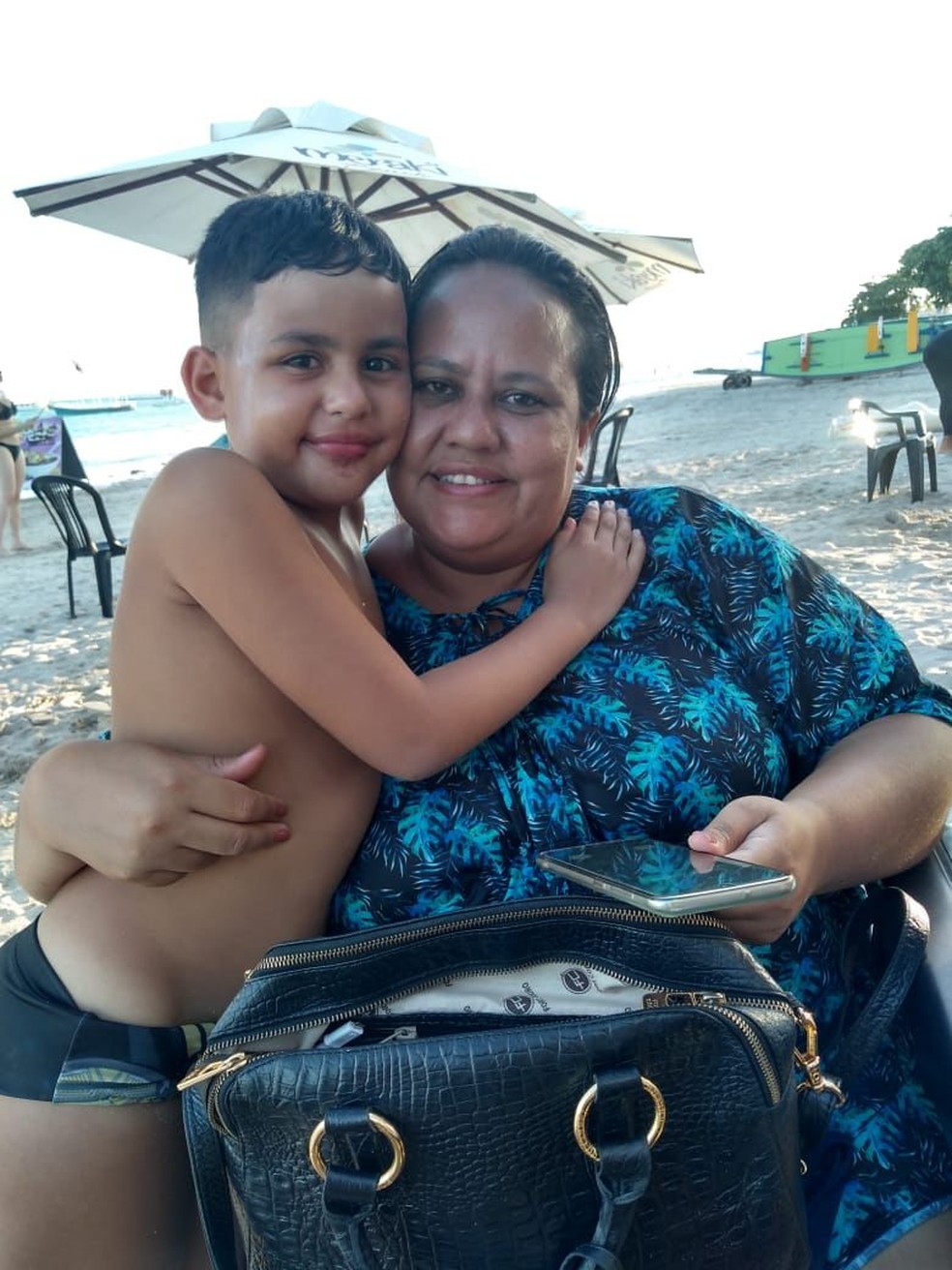 Menino perdeu a mãe para a Covid em 2020  — Foto: Arquivo pessoal 