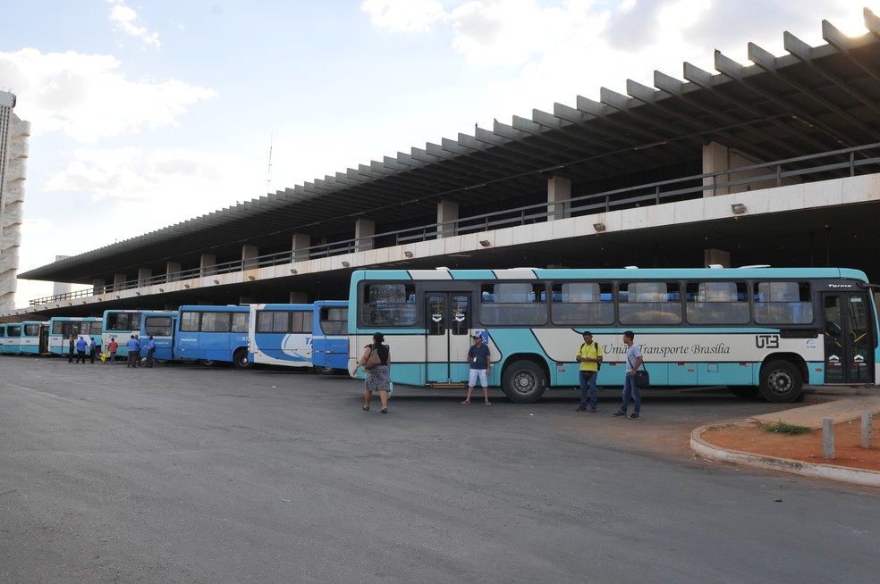 Terminal Rodoviário do Touring concentra ônibus do Entorno no DF — Foto: Renato Araújo / Agência Brasília