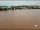 Após chuvas, bancos e lojas não abrem as portas em Santa Maria 