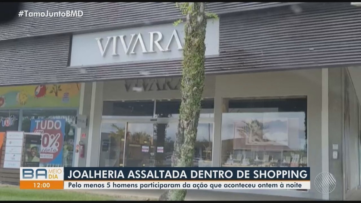 Joalheria é Assaltada Em Shopping Na Estrada Do Coco Bahia G1 3201