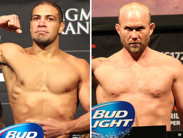 Montagem Thales Leites e Tim Boetsch (Foto: Editoria de Arte)